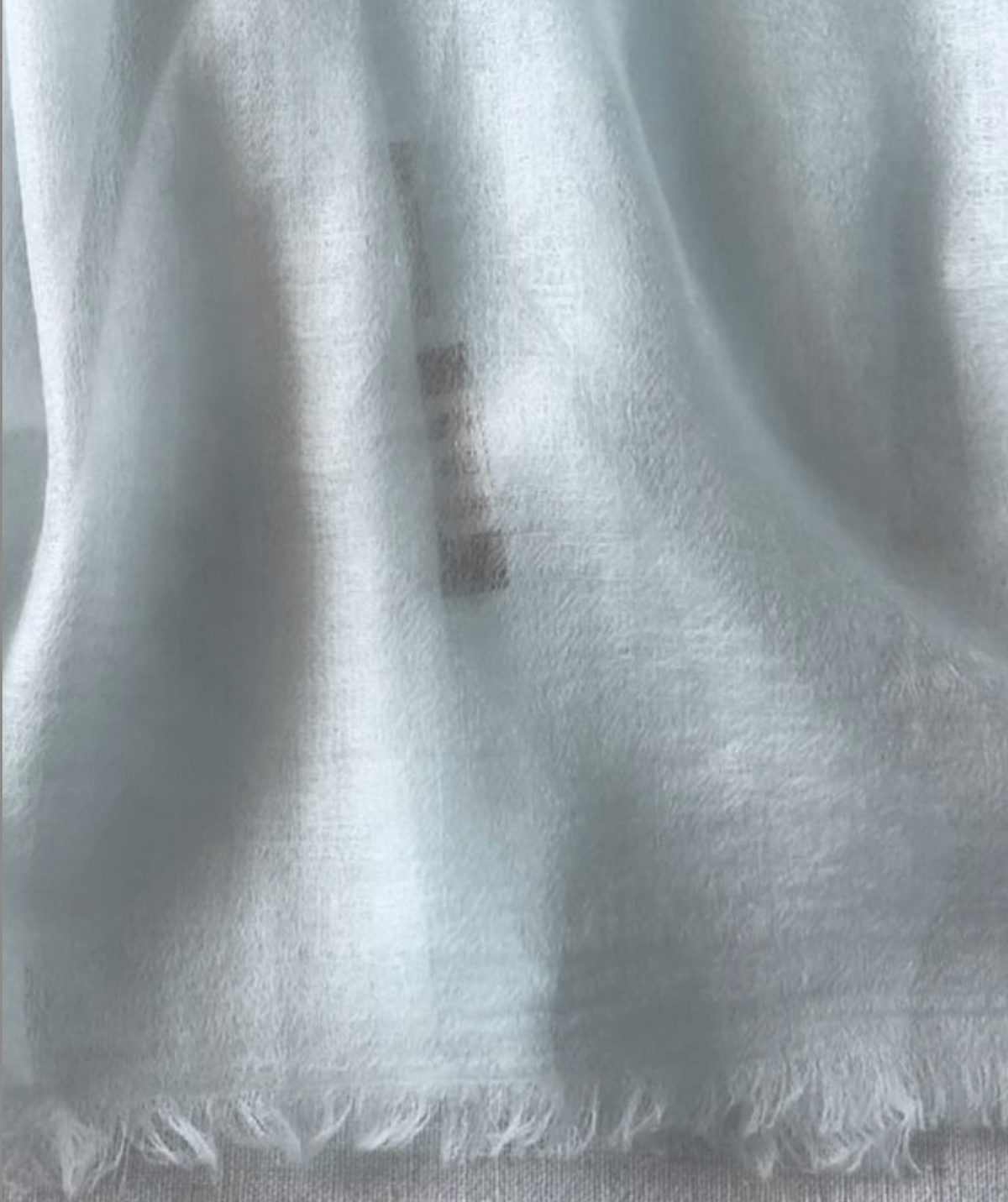 Resort wear shawl 100% Cashmere turquoise blue