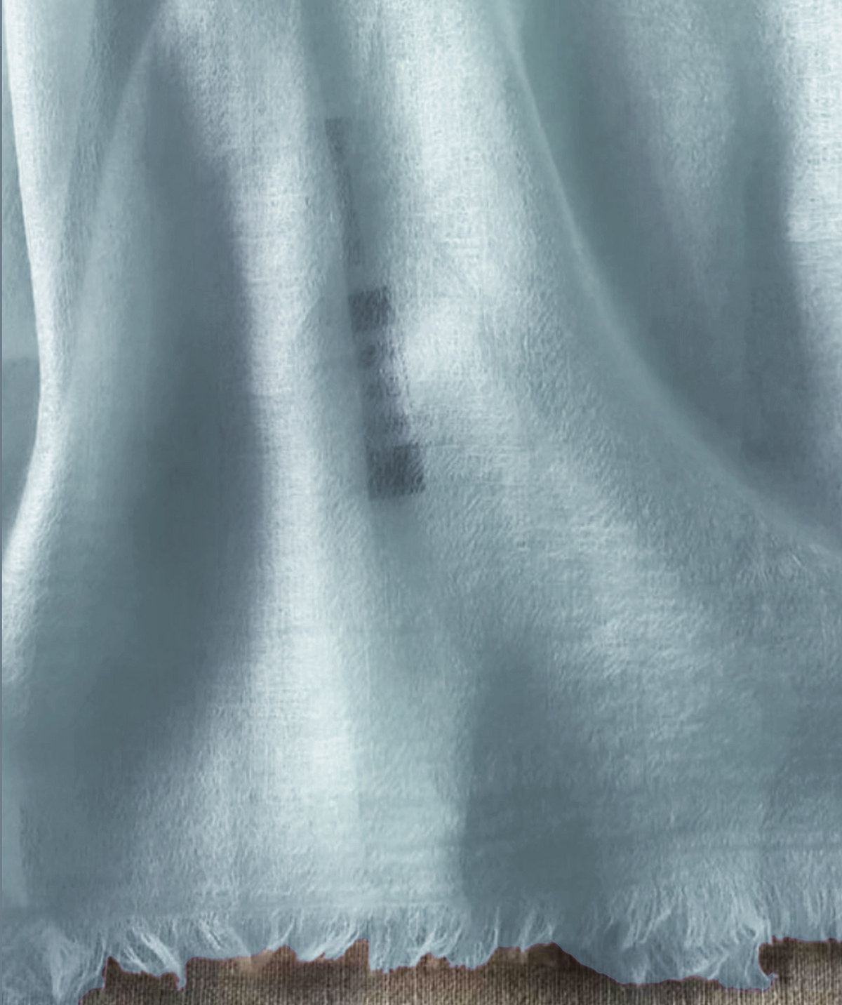 Resort wear shawl 100% Cashmere Havana blue