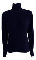 Cashmere Jackie turtleneck black