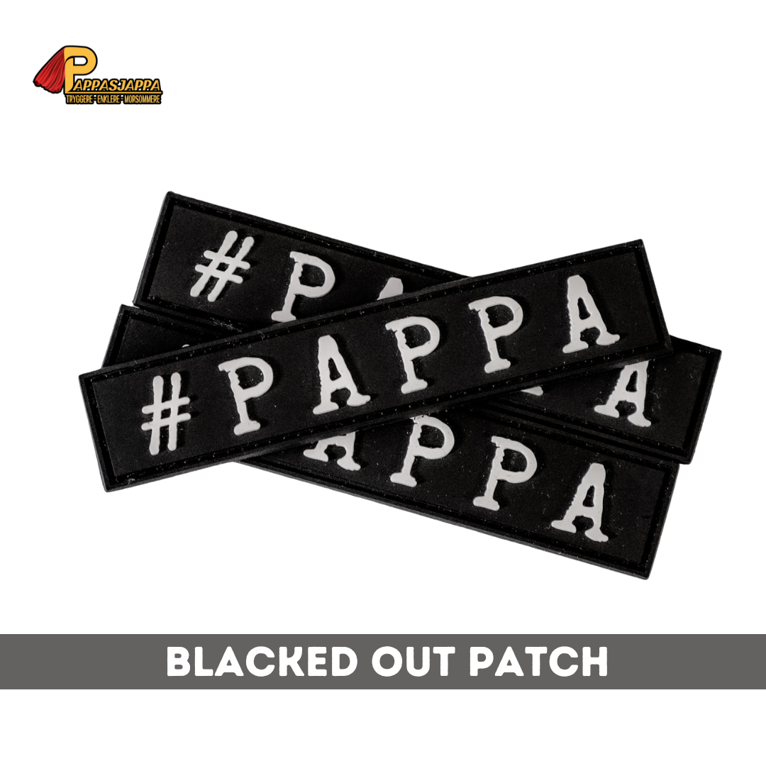 Navnestripe #PAPPA patch