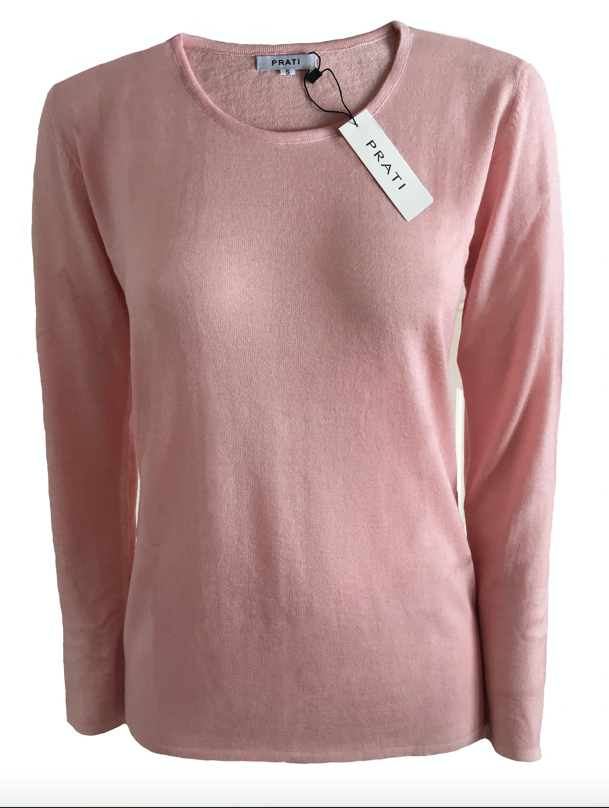 Cashmere Silk crew neck sweater rose