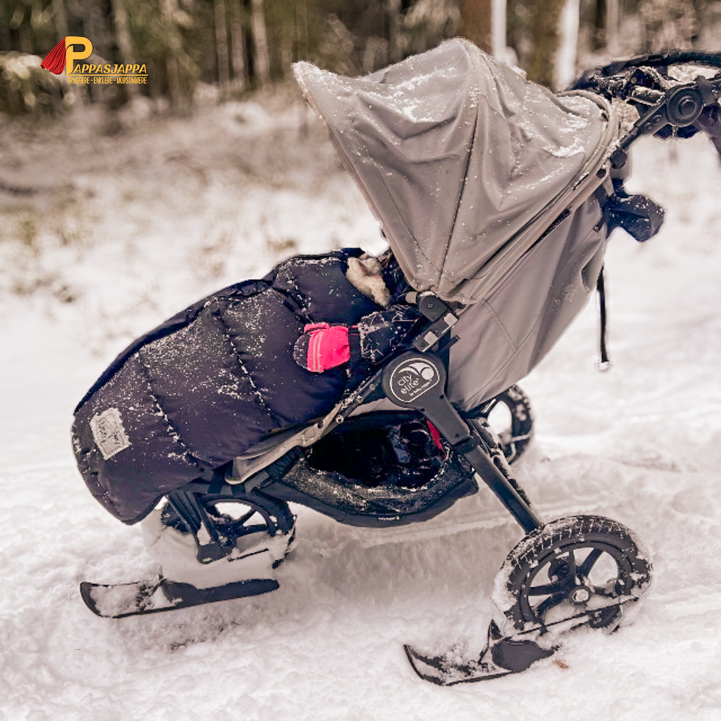 Ski til barnevogn