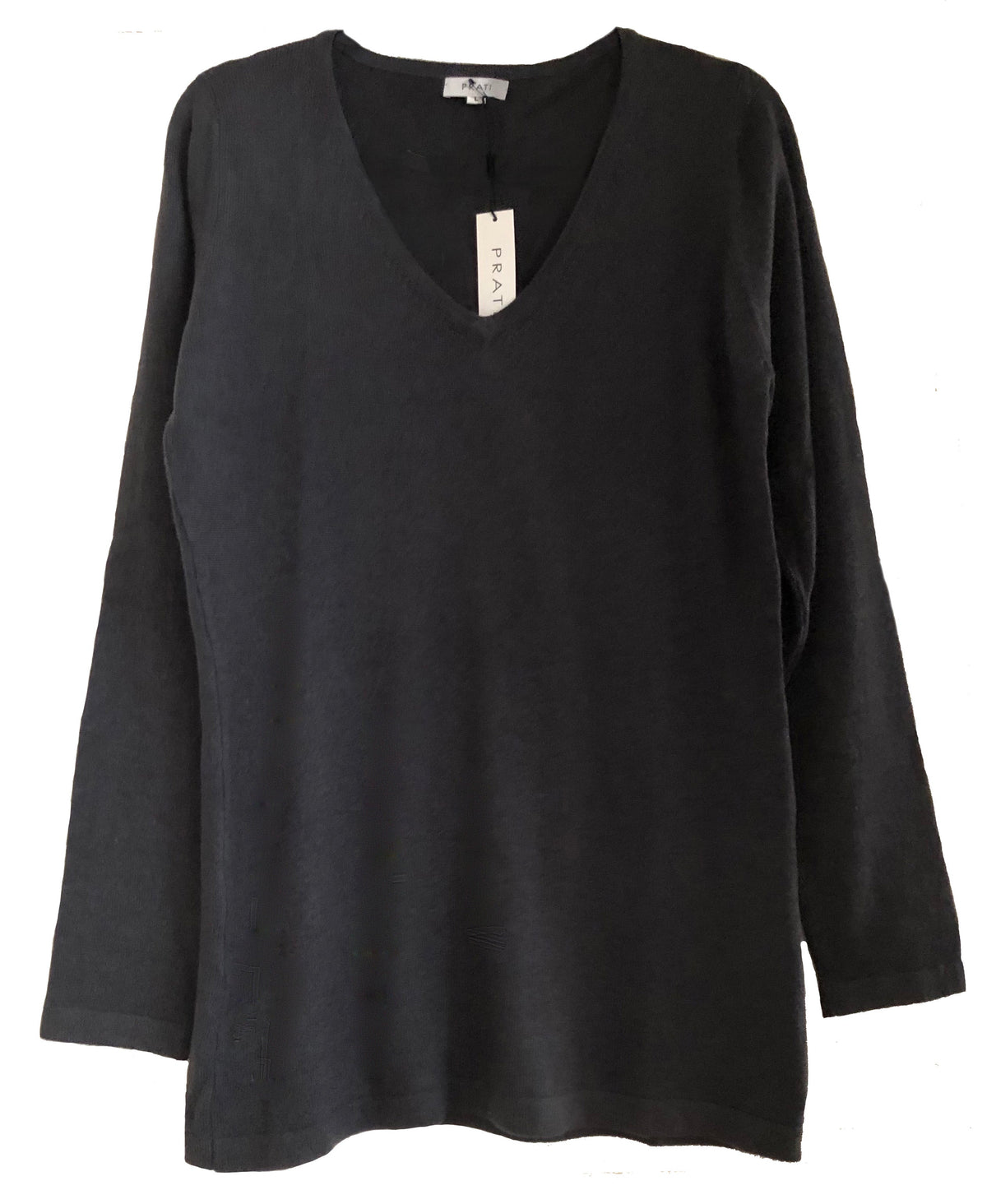 Cashmere V neck classic dark grey