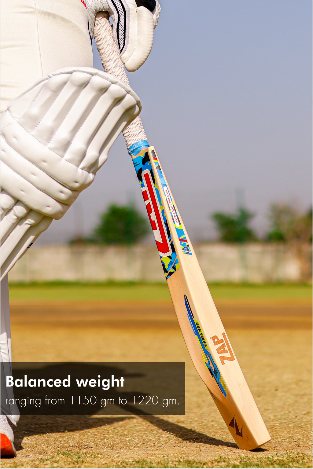 ZAP Gun Carbine 10000 English Willow Cricket Bat (Grade 2)
