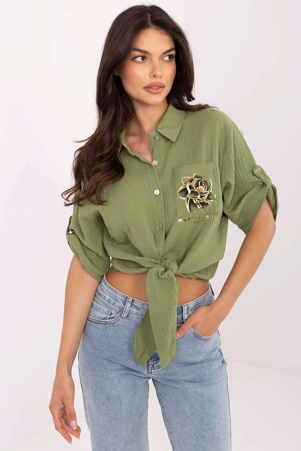 Shirt with Cuffs Italy Moda