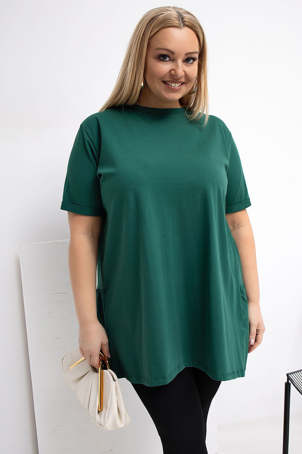 Short Sleeves Plus size blouse Relevance