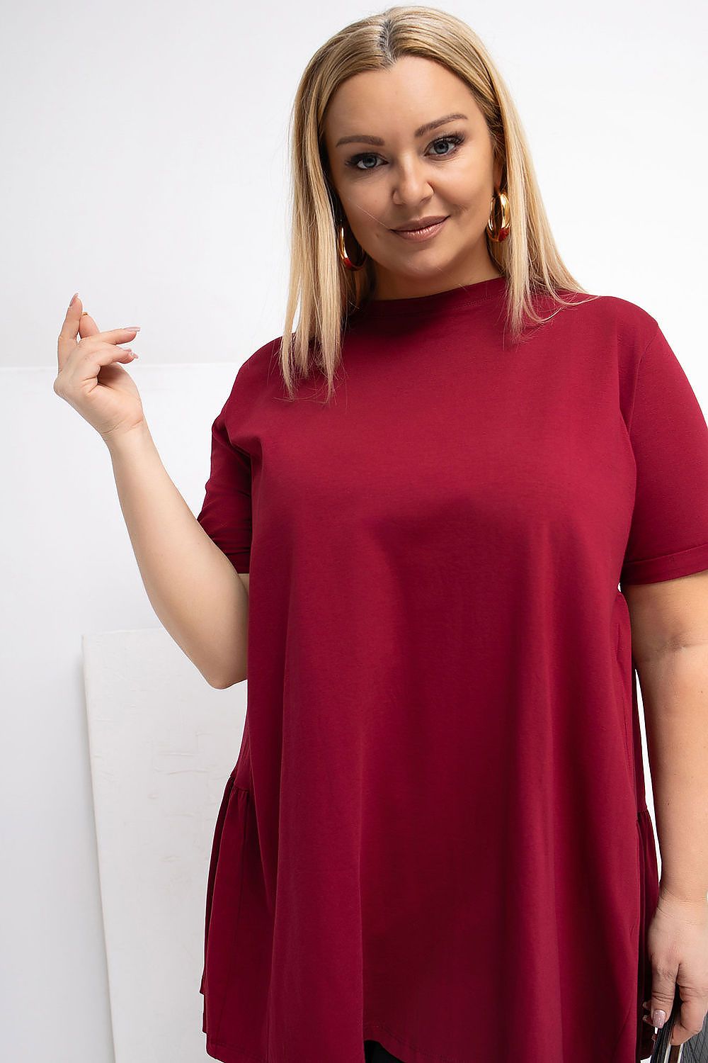 Short Sleeves Plus size blouse Relevance