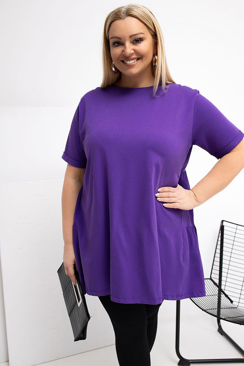 Short Sleeves Plus size blouse Relevance