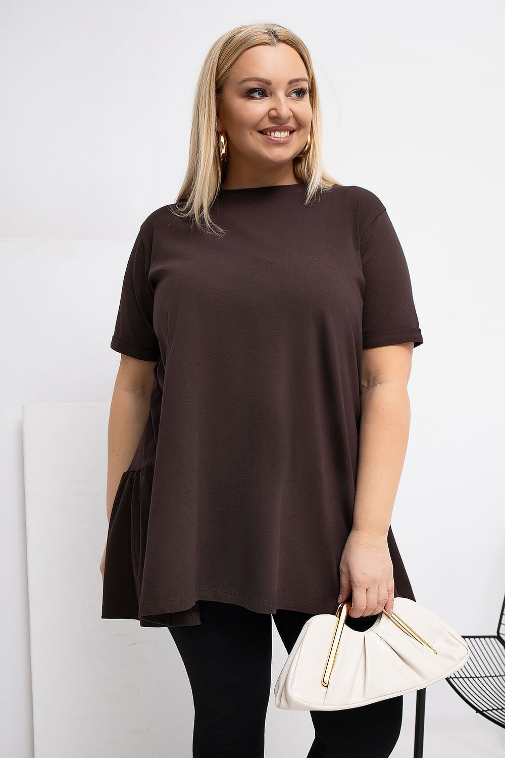 Short Sleeves Plus size blouse Relevance