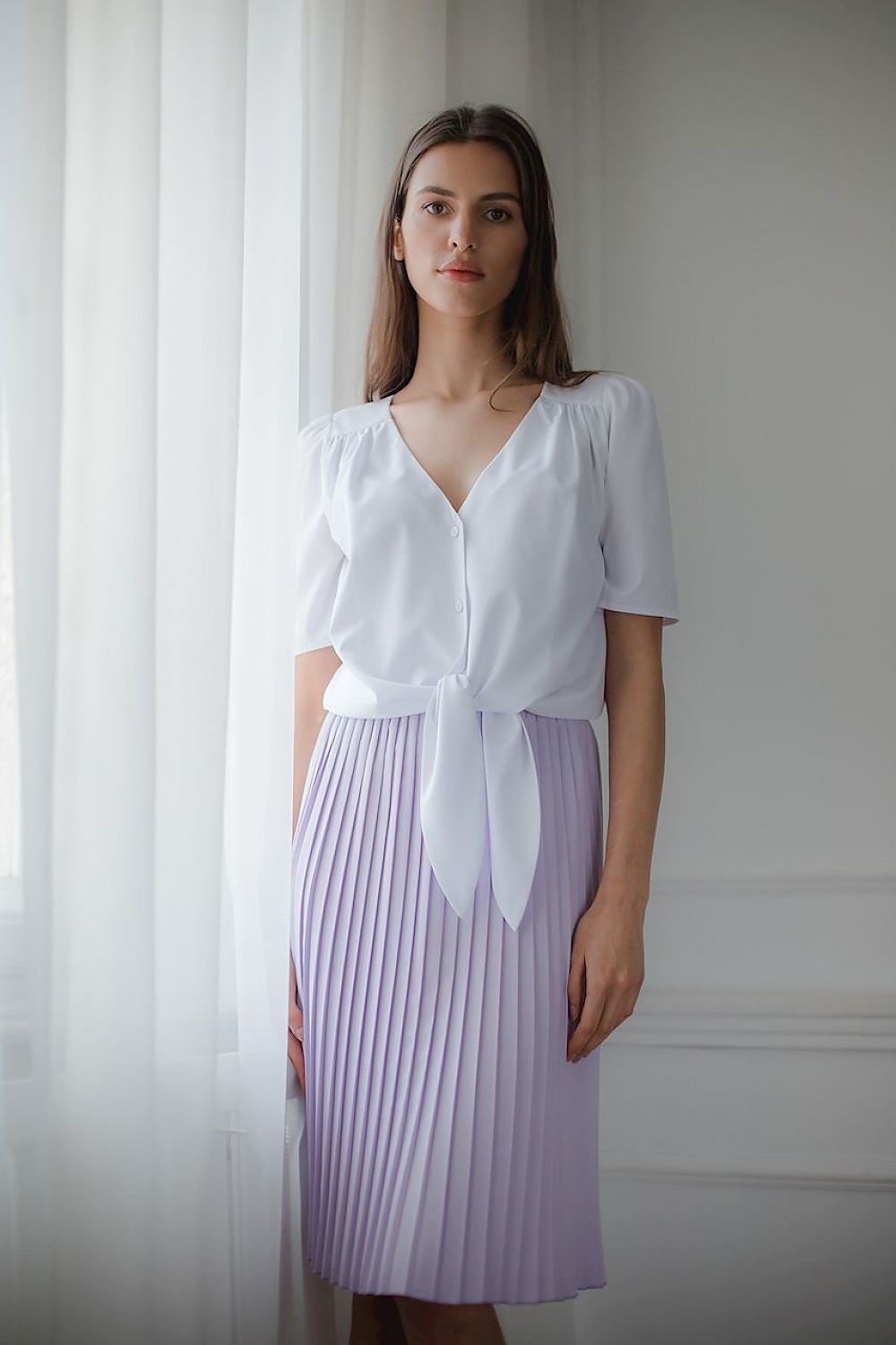 Short simple sleeve shirt Lenitif