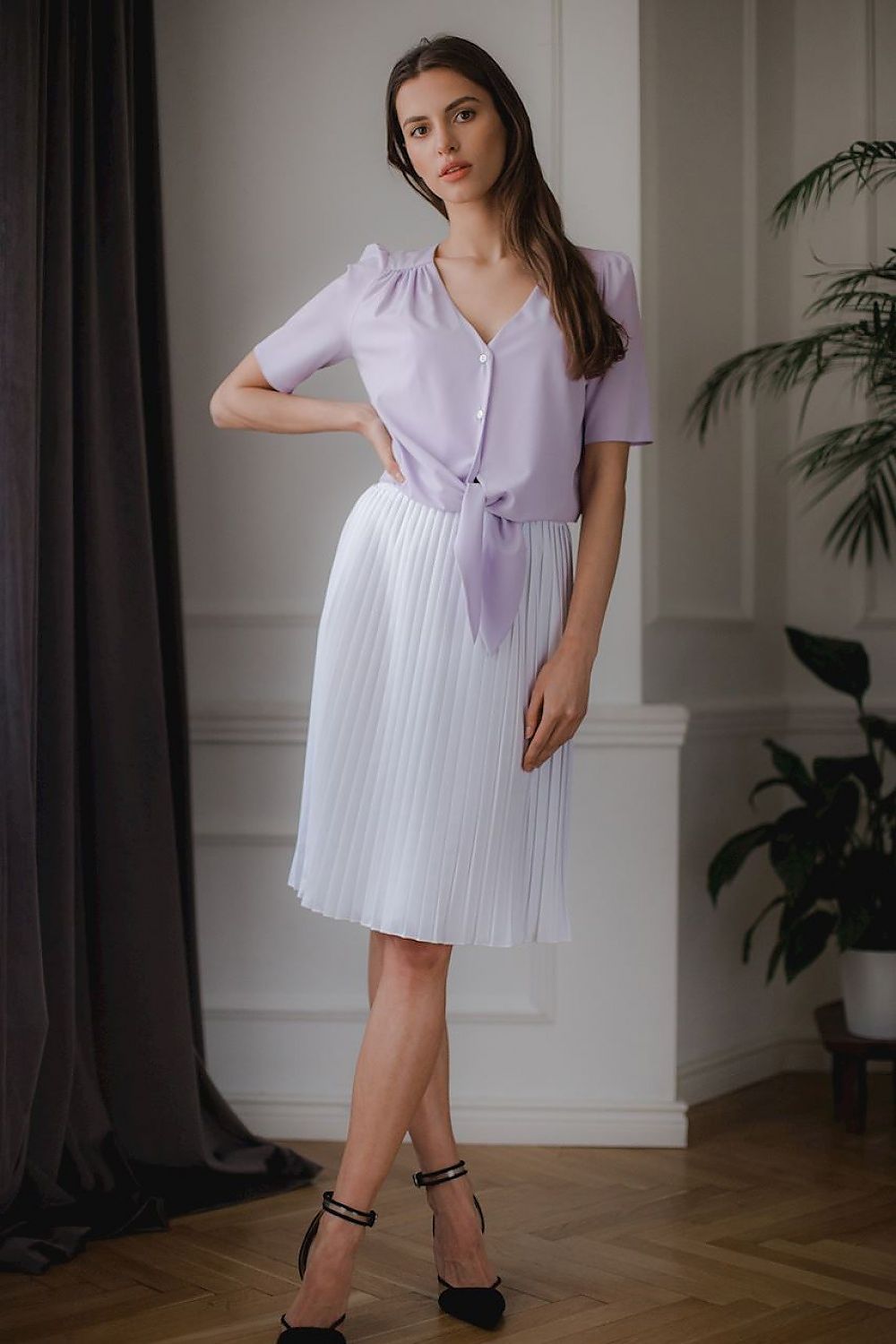 Short simple sleeve shirt Lenitif